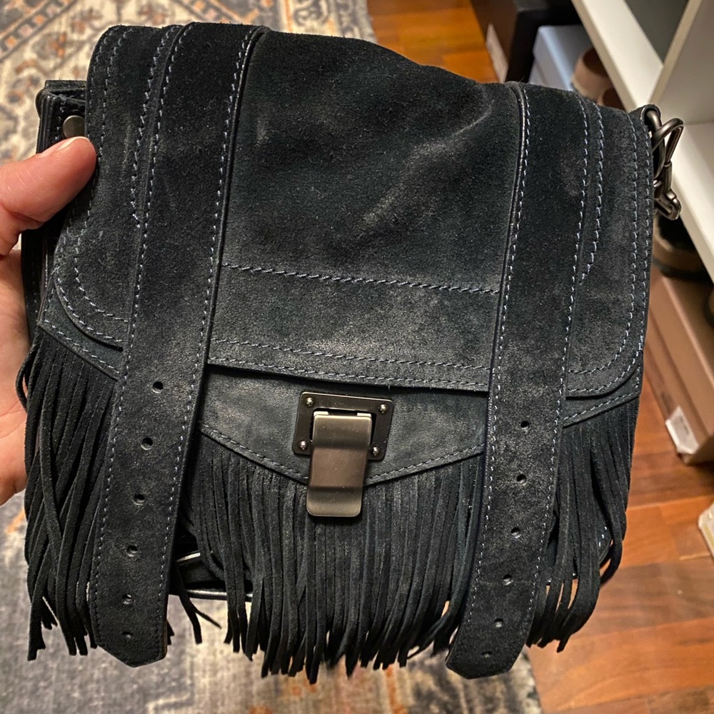 Proenza Schouler PS 1 mini fringe bag